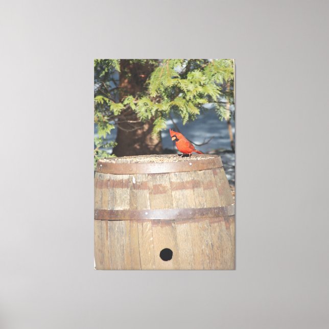 Lienzo Pista de rojo (Anverso)