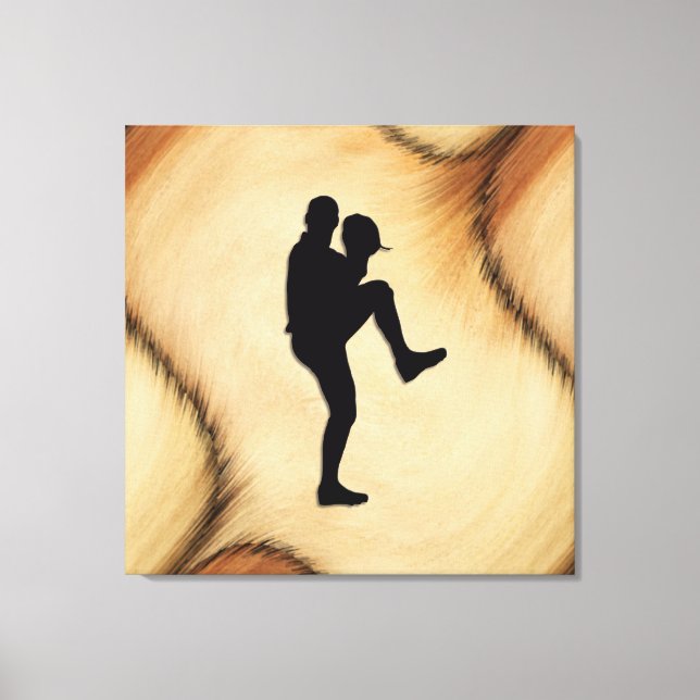 Lienzo Pitcher antiguo jugador de béisbol (Anverso)