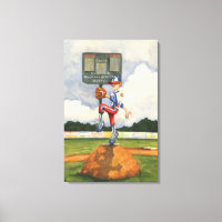 Pitcher de béisbol en Mound por Jay Throckmorton