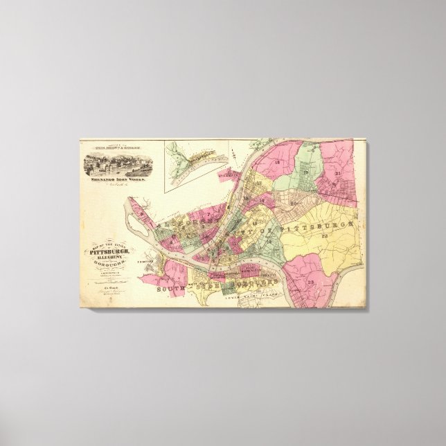 Lienzo Pittsburgh, Allegheny (Anverso)