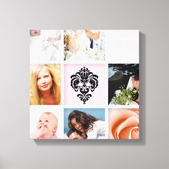 Lienzo PixDezines 9-Photo On Canvas, Plantilla De Marco B (Anverso)