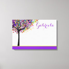 Lienzo PixDezines Árbol de la Vida Tablero de Registro/Pú
