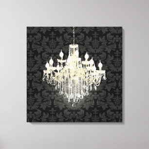 Lienzo PixDezines Candil de Damasco/ Cristal de Color DIY