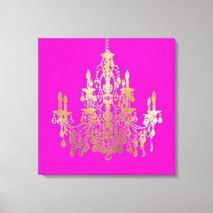 Lienzo PixDezines Candilero de Oro Falso Antecedentes/DIY