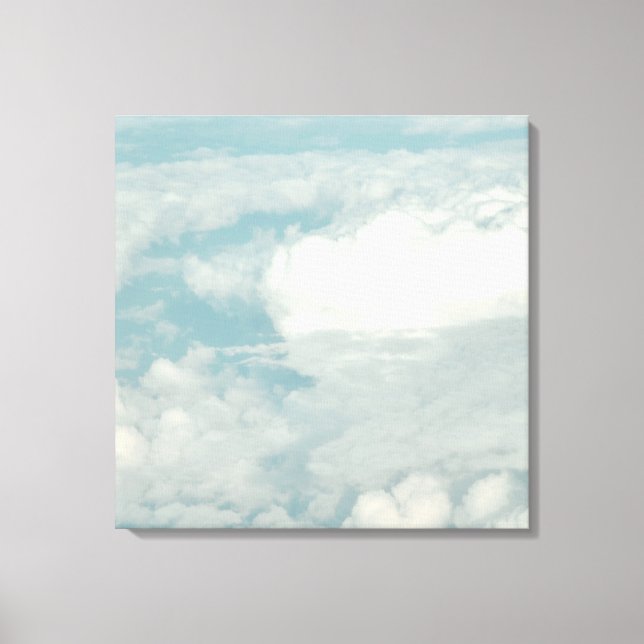 Lienzo PixDezines Cloud 9 ~ Asiento de Ventana (Anverso)