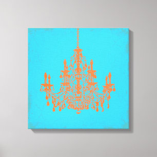 Lienzo PixDezines diy color de fondo/candelabro de crista