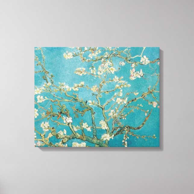 Lienzo PixDezines flores de almendro de van gogh (Anverso)