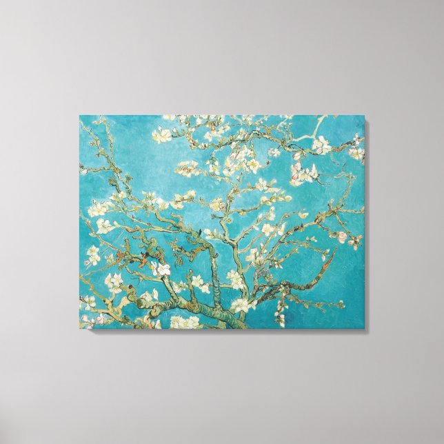 Lienzo PixDezines flores de almendro de van gogh (Anverso)