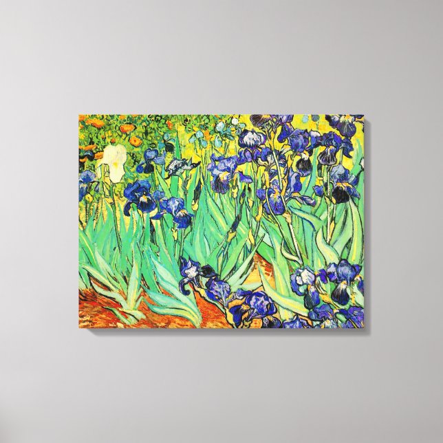 Lienzo PixDezines van gogh irises/st. remy (Anverso)