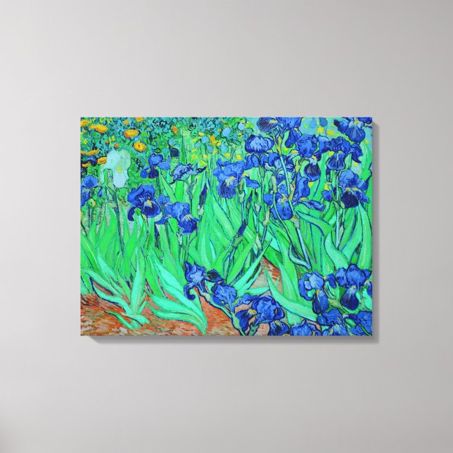 Lienzo PixDezines van gogh lirios/st. remy (Anverso)