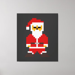 Lienzo Pixel Pose Santa Claus