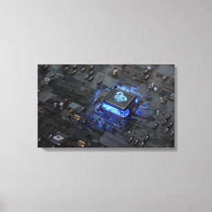 Lienzo Placa base