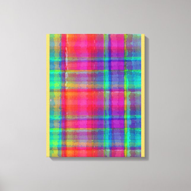 Lienzo Placa brillante (Anverso)