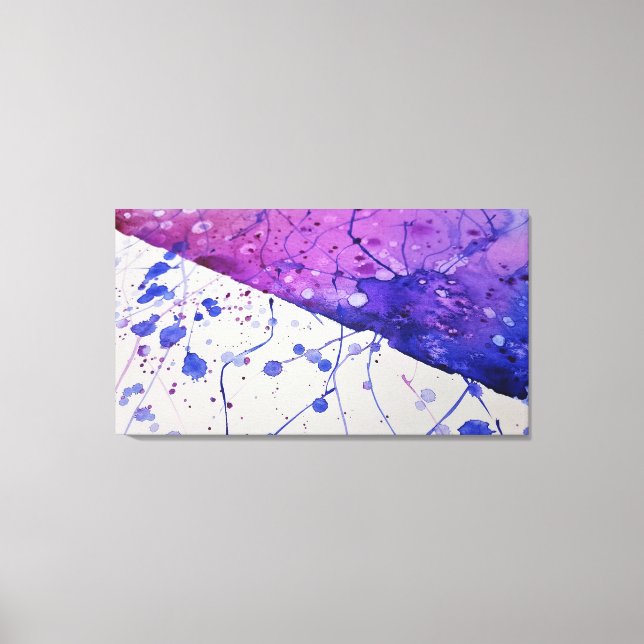 Lienzo Placa de pintura de color de agua (Anverso)