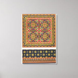 Lienzo Placa del diseño para las alfombras, de 'artes