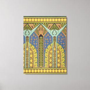 Lienzo Placa III de "estudios en diseño", c.1874-76