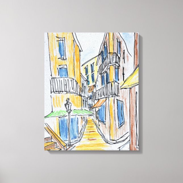 Lienzo Placette Abbe Robert Jarred | Niza antigua, Franci (Anverso)
