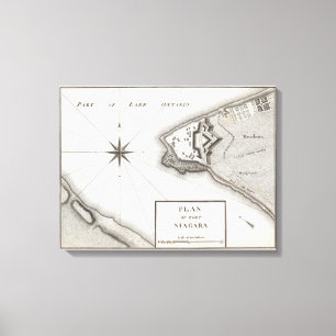 Lienzo Plan de Fort Niagara