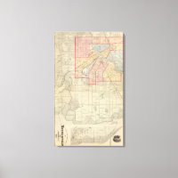 Plan de la ciudad de Minneapolis y sus alrededores