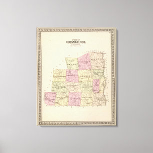 Lienzo Plan del condado de Naranja en Vermont