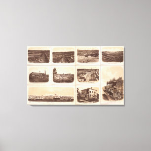 Lienzo Planche los clads, héroe del motor, líneas