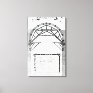 Lienzo Planear la estructura de la cúpula de St.