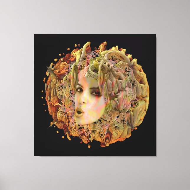 Lienzo Planeta Orgánico (Anverso)