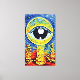 Lienzo Planta Abstracta De Todos Los Ojos