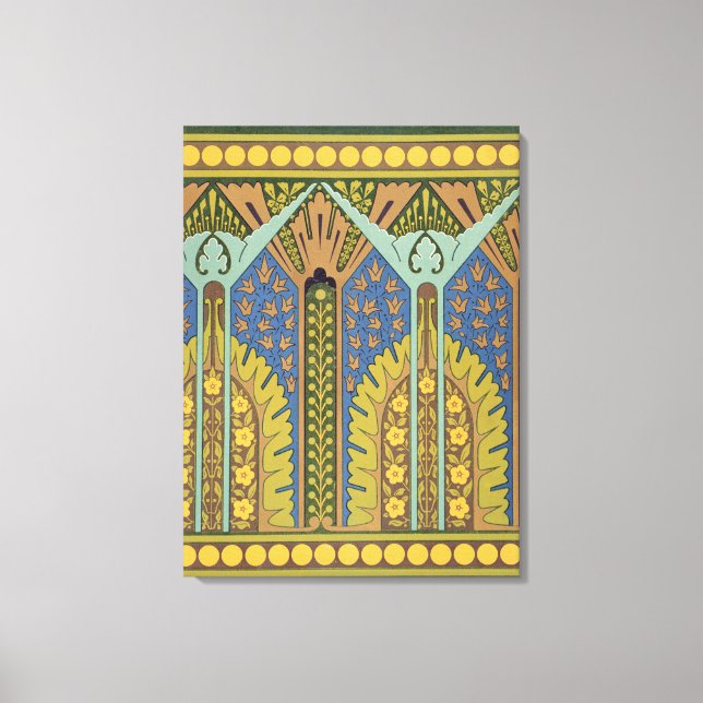 Lienzo Planta III de "Studies in Design", c.1874-76 (ilum (Anverso)