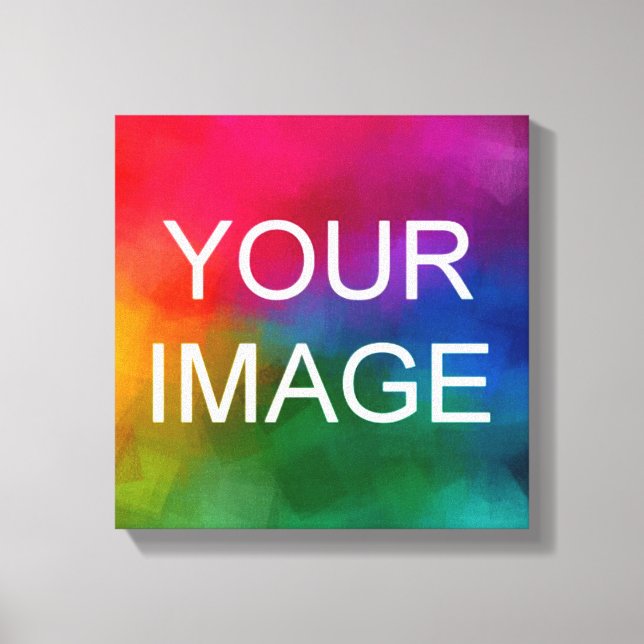 Lienzo Plantilla de fotografía de la familia de Bodas de  (Anverso)