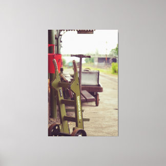 Lienzo Plataforma ferroviaria Train Vintage