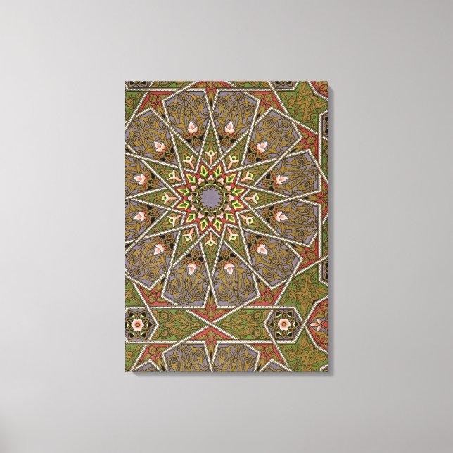 Lienzo Plate I de "Studies in Design", c.1874-76 (litho) (Anverso)