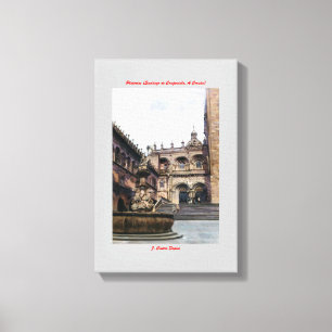 Lienzo Platerías (Santiago de Compostela. A Coruña)