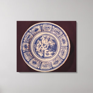 Lienzo Plato azul, derivando de una última exportación 