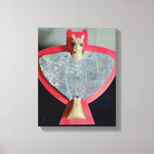 Lienzo Plato de pecho en forma de águila de cabeza de leó