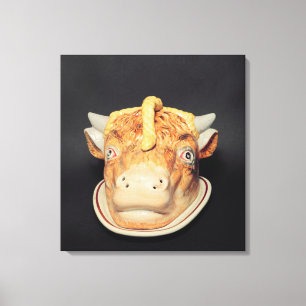 Lienzo Plato del queso de Staffordshire en forma de una