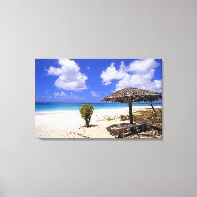 Lienzo Playa Coco Point, Barbuda, Antigua (Anverso)