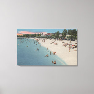 Lienzo Playa Colonial, VA - Escenario para tomar el sol y