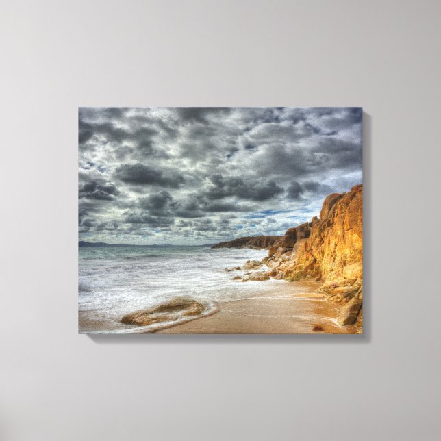 Lienzo Playa de Allports | Isla Flinders, Tasmania (Anverso)