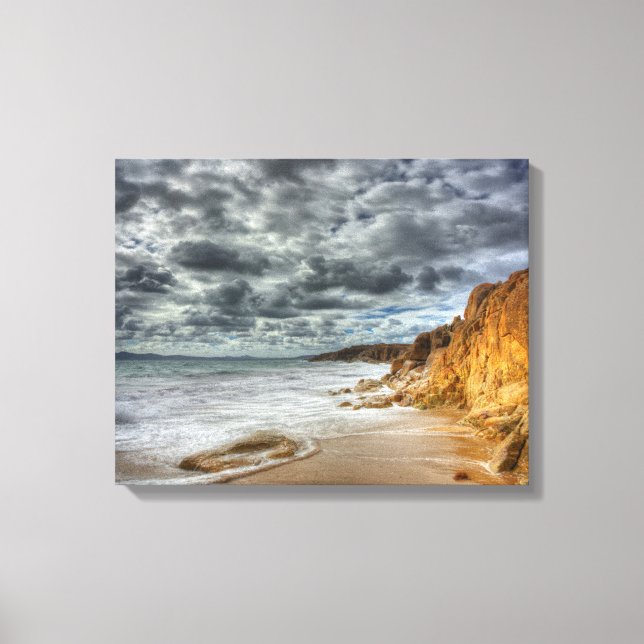 Lienzo Playa de Allports | Isla Flinders, Tasmania (Anverso)