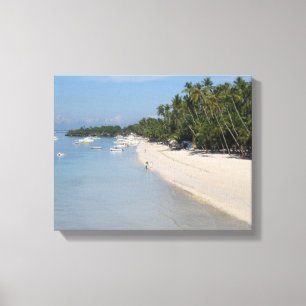 Lienzo Playa de Alona, isla de Panglao, Bohol, Filipinas