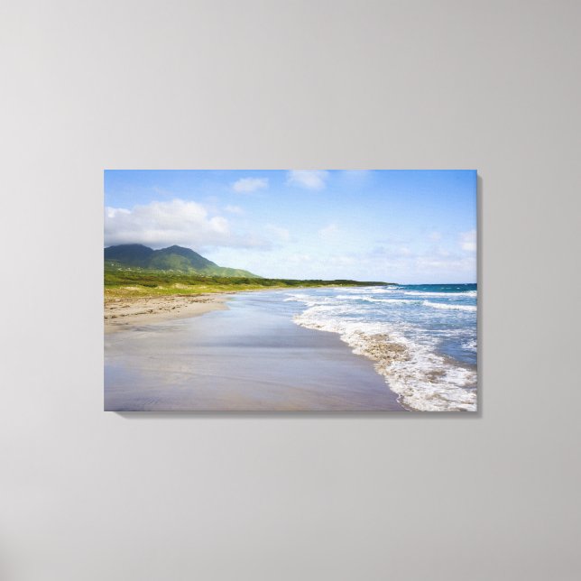 Lienzo Playa de Barlovento, Nevis (Anverso)