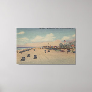 Lienzo Playa de Jacksonville, FL - Ocea más ancho del