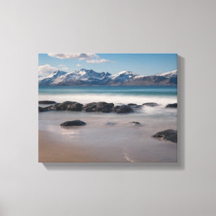 Lienzo Playa de Lofoten Vikten