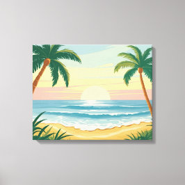 Lienzo Playa de Palm Beach