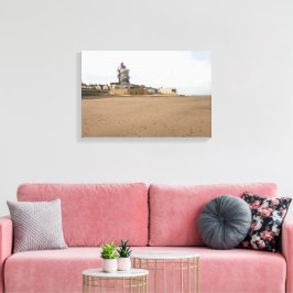 Lienzo Playa de Redcar y Beacon