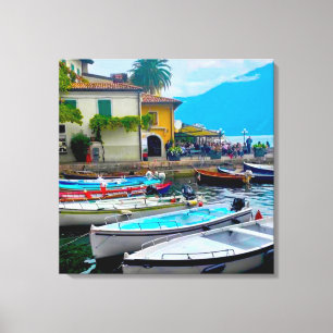 Lienzo Playa de tela envuelta