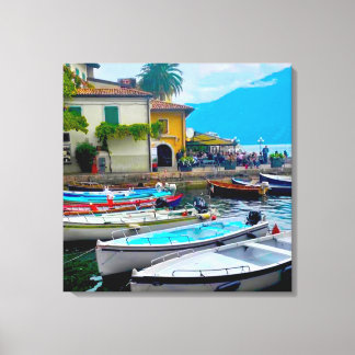 Lienzo Playa de tela envuelta