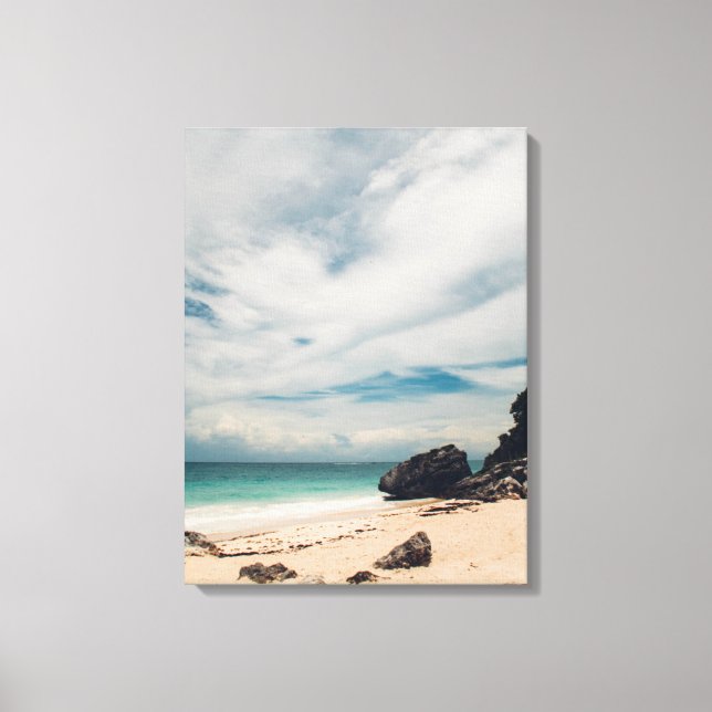 Lienzo Playa De Tulum, México (Anverso)