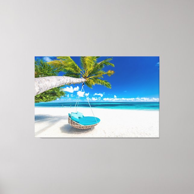 Lienzo Playa de Verano (Anverso)